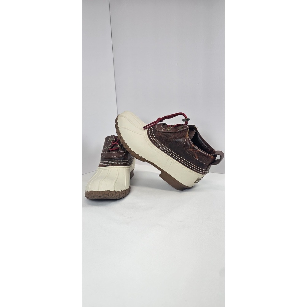 LL Bean Women's Rubber Moc Low Bean Boots Duck Shoes - 6M Multcolor Boots